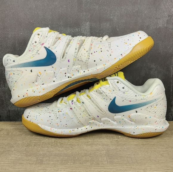 🆕️ Nike Court Air Zoom Vapor X HC White Speckled - Picture 5 of 6
